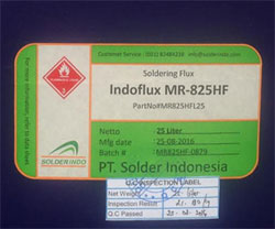 Флюс жидкий активированный Indoflux MR-825HF 1л безгалогеновый RMA