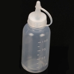 Plastic bottle with dispenser for liquids, 100ml