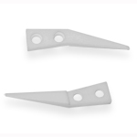 VETUS tweezers tips 72-MZ ESD-5B2 ceramic white [pair]