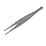  Technical tweezers, straight  PT-150x2.5 with a notch [150mm, unpolished, USSR]