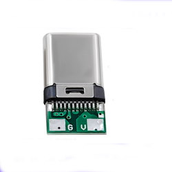 Printed board with connector USB Type-C 2pin male CN-10-01