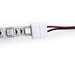 5050  Wired switch, solderless 2 pin tapes 10mm