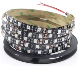 LED Strip Light SMD 5050 (60) IP24 Red black base