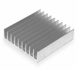 Aluminum radiator  W92 X 26 7.3 cm ±3 mm