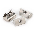 Square slide nut with spring M5