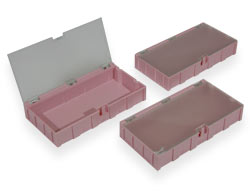  Prefab bin  Component Box 125 * 63 * 21.5mm PINK