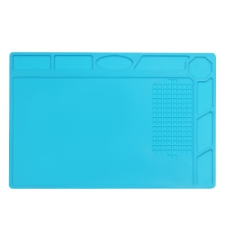 Heat resistant silicone mat TE-502 320*230mm BLUE