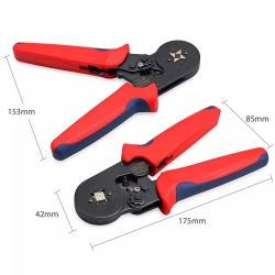 Crimp pliers HSC8 6-4A for end sleeves 0.25-10 mm2