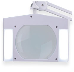 Table magnifier rectangular MG-9002LED-5D, dimmable