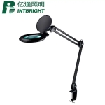 Intbright cosmetologist magnifying lamp 9003LED-5D BLACK, 5 diopters