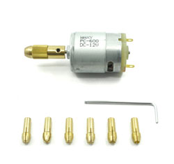 Micro drill  WLXY [9-12V, 0.15A, collet 6 pcs]