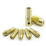  Collet chuck WLXY  DIY001 brass, 5 collets, 0.5-3.0mm, for shaft 2.3mm