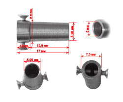  Chuck adapter  shaft 5mm-taper JT0