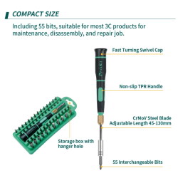 ProsKit screwdriver set SD-9828 для Apple, HTC, Samsung