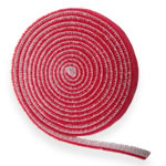  Double-sided Velcro tape  Velcro [10mm x1m] RED polymer