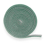 Стрічка-липучка двостороння Velcro  [10мм х1м] ЗЕЛЕНА полімер