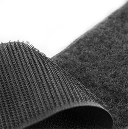  Velcro tape  Velcro WITHOUT glue [100mm х1m, pair] BLACK