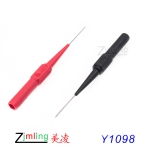 Needle attachment for probe banana 4 mm Y1098 set 2 pcs (red and black)