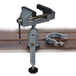  Vise on the clamp, hinged  8003-2 with drill holder