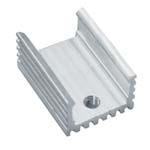 Радіатор алюмінієвий<gtran/> 21*15*10MM TO-220 aluminum heat sink U-shaped