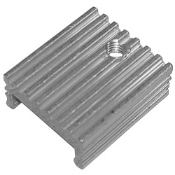 Радіатор алюмінієвий 15*7*17MM TO-220 aluminum heat sink U-shaped