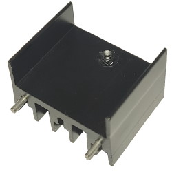 Радіатор алюмінієвий 20*24*16MM D20 aluminum heat sink (with pin)