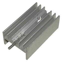 Aluminum radiator 25*15*10MM aluminum heat sink (with pin)