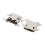 Гніздо Micro USB 5pin SMT в прорезь 1.17мм micro-33