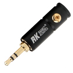 Штекер на кабель Ranko 3-pin 2.5mm Чорний