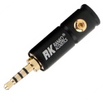 Plug to cable<gtran/> Ranko 4-pin 2.5mm Black<gtran/>