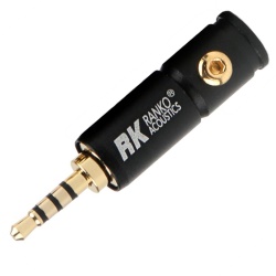 Штекер на кабель Ranko 4-pin 2.5mm Чорний