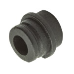 Cable gland /<gtran/>shock absorber black 6.3/4mm<gtran/>