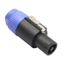 Speakon connector<gtran/> NL4FC 4-pole plug on cable<gtran/>