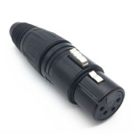 Cable socket<gtran/> HY1.4814 XLR 4-pin female