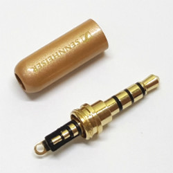 Штекер на кабель Sennheiser 4-pin 3.5mm емаль Вохра, тип А