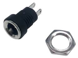 Power socket DC-022B 5.5/2.1mm fastening p/nut