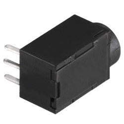 Power socket DC-003A 3.5/1.3mm mounting. on a fee