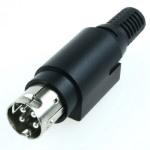 Power plug<gtran/> DIN-422 MPC-4-02 Male 4-pin