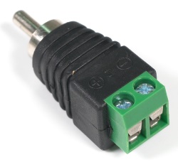 Connector RCA Male with terminal block