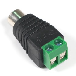 Connector RCA Female with terminal block