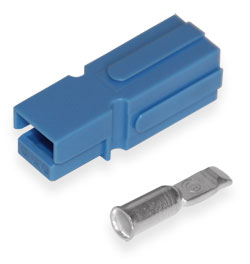 Battery connector 75A600V  BLUE  6AWG