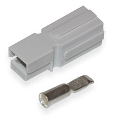 Battery connector 75A600V  WHITE  6AWG
