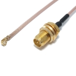 Cable<gtran/> RP-SMA female - IPEX U.FL female RG178 L=100mm
