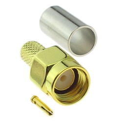 Connector RP-SMA-J3 male to cable