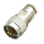 RF connector PL259 U-112B UHF male to RG58 cable