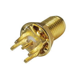 Connector RP-SMA HM-436 Female on board 180 degrees with nut