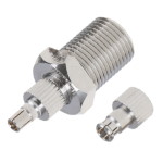 Connector<gtran/> CRC9/TS9 Male straight for F nut<gtran/>