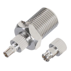 Connector CRC9/TS9 Male straight for F nut