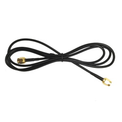 Adapter cable RP-SMA male - RP-SMA male RG-174 3m