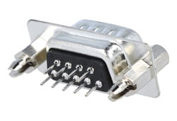 Connector  DB 9-M with racks